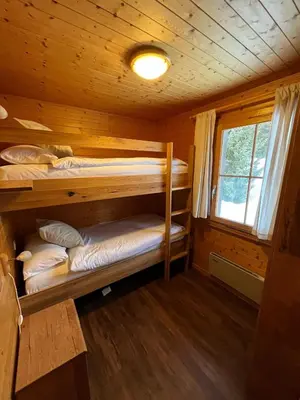 Ein Bett oder Betten in einem Zimmer der Unterkunft Toggi OG