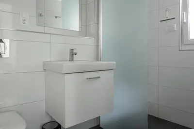 Ein Badezimmer in der Unterkunft Kirschstein OG