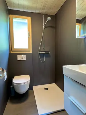Ein Badezimmer in der Unterkunft Maxima