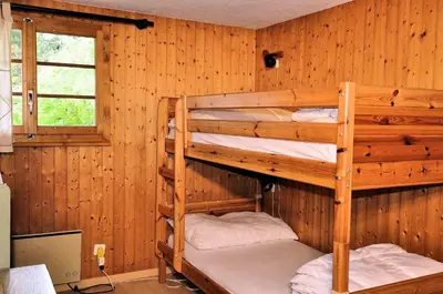 Ein Bett oder Betten in einem Zimmer der Unterkunft Melchior