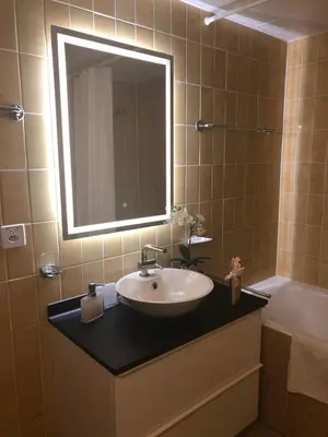 Ein Badezimmer in der Unterkunft Apartment Humagne - Crans-Montana Center