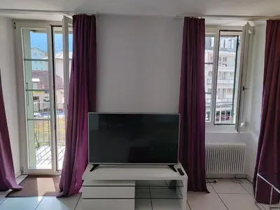 TV/Unterhaltungsangebot in der Unterkunft Swiss Interlaken Apartment