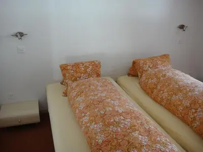 Ein Bett oder Betten in einem Zimmer der Unterkunft Haus Alpenstern