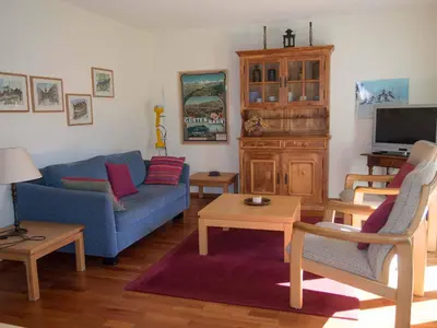 TV/Unterhaltungsangebot in der Unterkunft Ferienwohnung Bim Stei