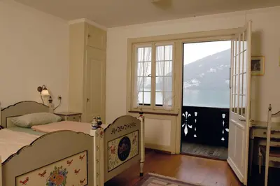 Ein Bett oder Betten in einem Zimmer der Unterkunft Leissigen Youth Hostel