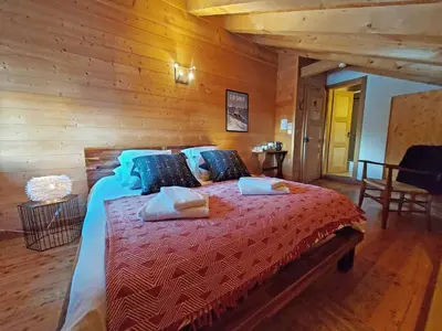 Ein Bett oder Betten in einem Zimmer der Unterkunft Gîte du Prilet