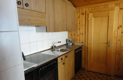 Küche/Küchenzeile in der Unterkunft Haus Wiedersehn