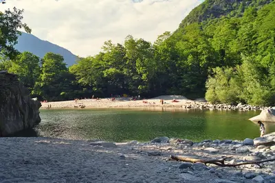 Naturlandschaft in der Nähe des Hostels