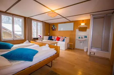 Ein Bett oder Betten in einem Zimmer der Unterkunft Hotel Hornerpub