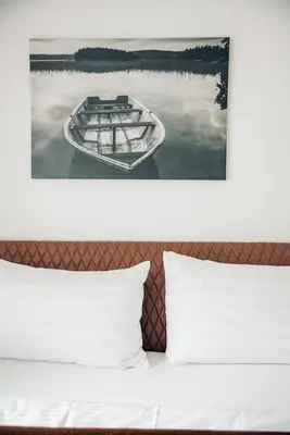 Ein Bett oder Betten in einem Zimmer der Unterkunft House on Lake/ HL