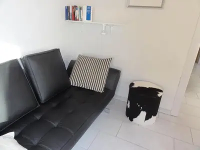 Ein Sitzbereich in der Unterkunft Apartment Beck