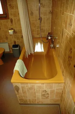 Ein Badezimmer in der Unterkunft Ferienwohnung Uf dr Liwwi