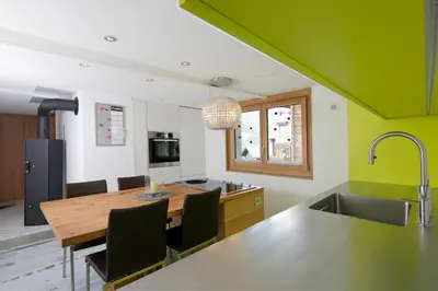 Küche/Küchenzeile in der Unterkunft Appartement Binna