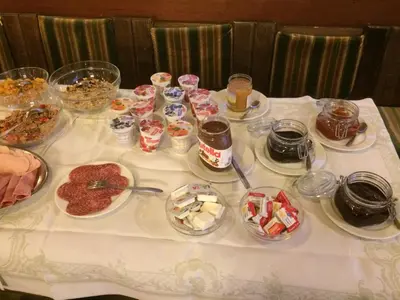 Essen im Bed & Breakfast oder in der Nähe