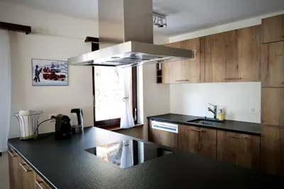 Küche/Küchenzeile in der Unterkunft Residence A