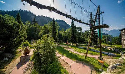 Naturlandschaft in der Nähe des Chalets