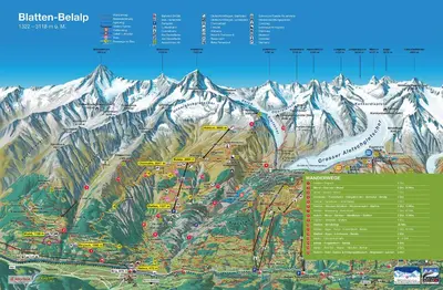 Naturlandschaft in der Nähe des Chalets