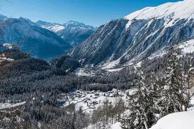 Naturlandschaft in der Nähe des Chalets