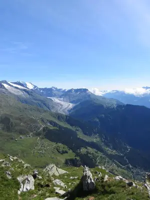 Naturlandschaft in der Nähe des Chalets