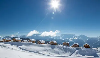 Naturlandschaft in der Nähe des Chalets
