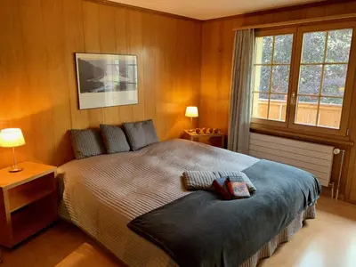 Ein Bett oder Betten in einem Zimmer der Unterkunft Chalet Butterfly