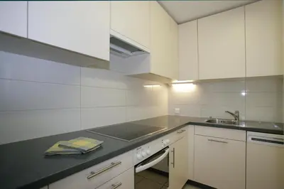 Küche/Küchenzeile in der Unterkunft Apartments Haus Quelle