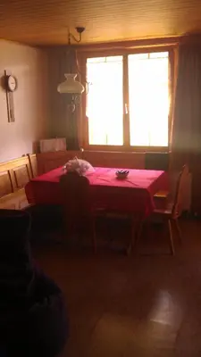 Ein Bett oder Betten in einem Zimmer der Unterkunft Ferienwohnung Käch