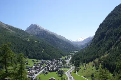 Naturlandschaft in der Nähe des Chalets