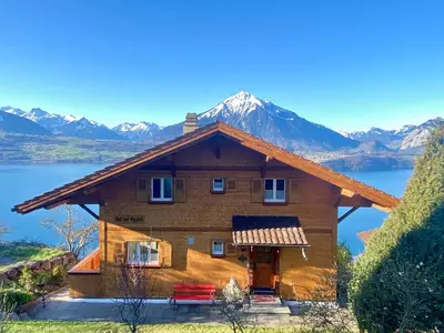 Naturlandschaft in der Nähe des Chalets