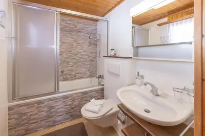 Ein Badezimmer in der Unterkunft Dominique