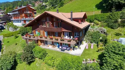 Naturlandschaft in der Nähe des Chalets