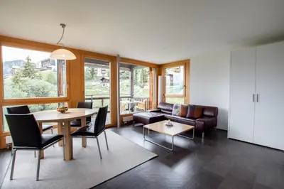 Ein Sitzbereich in der Unterkunft Haus Bella Vista