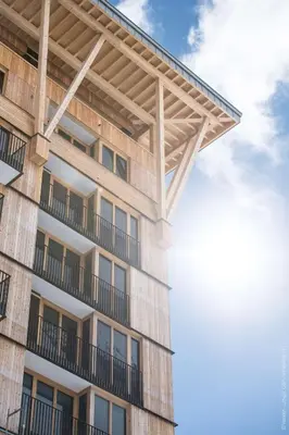 Das Gebäude in dem sich das Hotel befindet