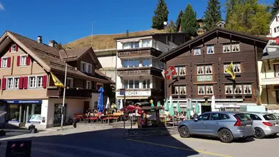 Das Gebäude in dem sich die Ferienwohnung befindet