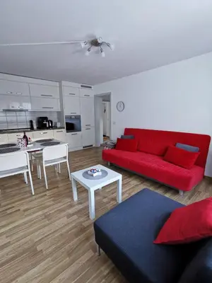 Küche/Küchenzeile in der Unterkunft 4P Apartment