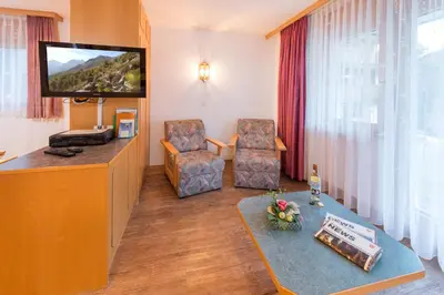 TV/Unterhaltungsangebot in der Unterkunft Helvetia Apartments