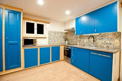 Küche/Küchenzeile in der Unterkunft 2BR apartment close to ski area and Jungfrau train