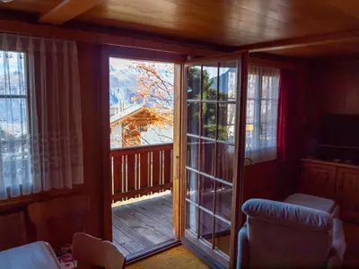 Ein Balkon oder eine Terrasse in der Unterkunft Chalet Elisabeth