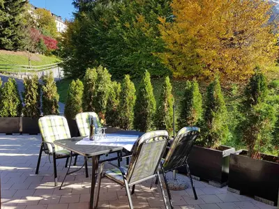 Ein Garten an der Unterkunft Guggerzyt