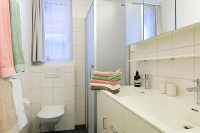 Ein Badezimmer in der Unterkunft Apartment Topas