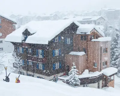 Apartment Dorfblick im Winter