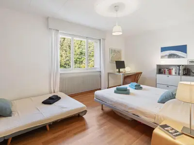 Ein Bett oder Betten in einem Zimmer der Unterkunft Apartment Belmont Est 80 by Interhome