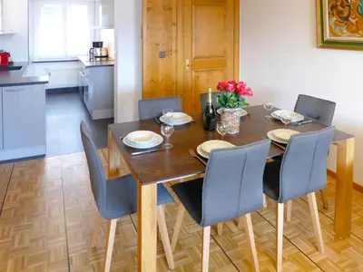 Küche/Küchenzeile in der Unterkunft Apartment Grand-Large A 22 by Interhome