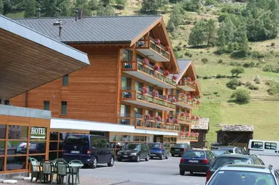 Das Gebäude in dem sich das Hotel befindet