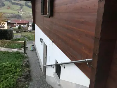 Das Gebäude in dem sich die Pension befindet