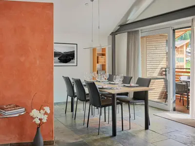 Ein Sitzbereich in der Unterkunft Ascot Penthouse 160 m2 Matterhorn View