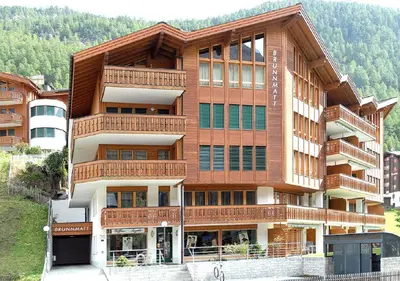 Ein allgemeiner Bergblick oder ein Berglick von der Ferienwohnung aus