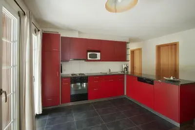 Küche/Küchenzeile in der Unterkunft CityChalet