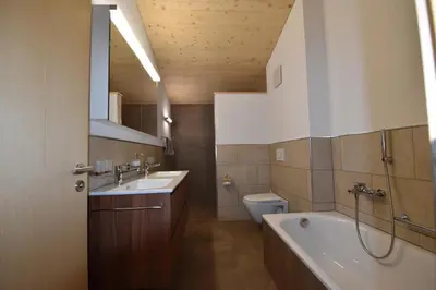 Ein Badezimmer in der Unterkunft Ferienwohnung Gemeindematte