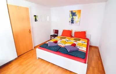Ein Bett oder Betten in einem Zimmer der Unterkunft Central Park Holiday apartment